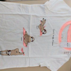 Justice 2 piece outfit NWT size 7 tee and legging